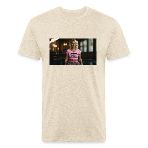 **Smoke Pot Pink Rebel Tee** - Unisex Poly/Cotton T-Shirt