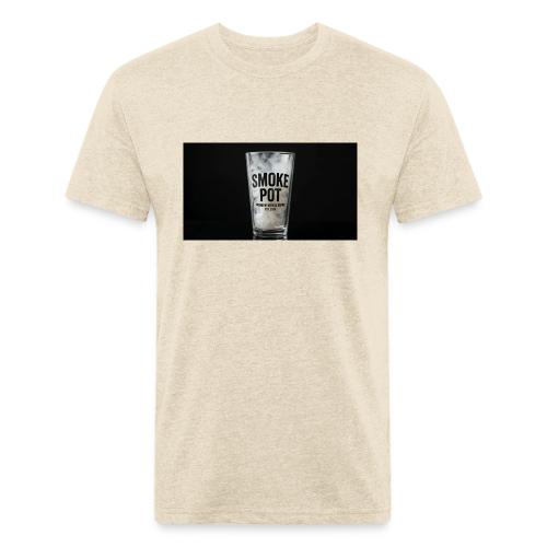 **Smoke Pot Glass TEE** - Unisex Poly/Cotton T-Shirt