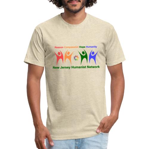 Rainbow New NJHN Logo - Unisex Poly/Cotton T-Shirt