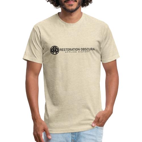Restoration Obscura: Applied History Horizontal - Unisex Poly/Cotton T-Shirt