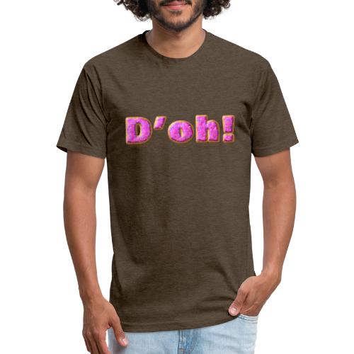 Homer Simpson D'oh! - Men’s Fitted Poly/Cotton T-Shirt