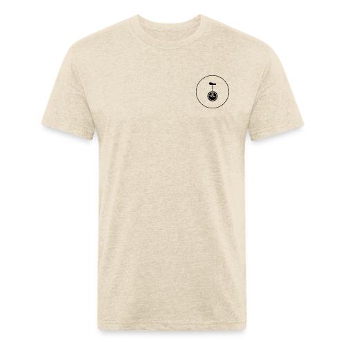 Unicycle Logo Black - Unisex Poly/Cotton T-Shirt