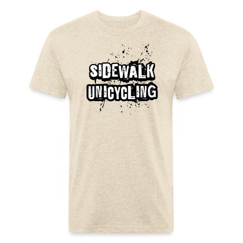 SIDEWALK UNICYCLING - Unisex Poly/Cotton T-Shirt