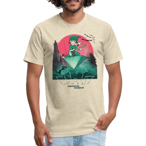 Mr. Fastfinger Flight Mode (WH) - Unisex Poly/Cotton T-Shirt