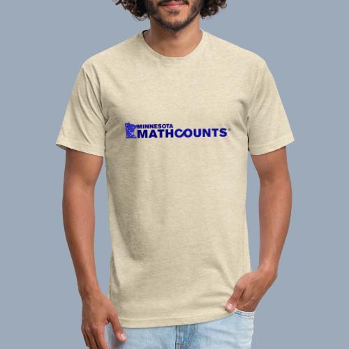MATHCOUNTS blue - Men’s Fitted Poly/Cotton T-Shirt