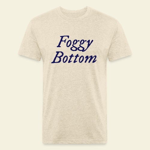 Foggy Bottom - Fitted Cotton/Poly T-Shirt by Next Level
