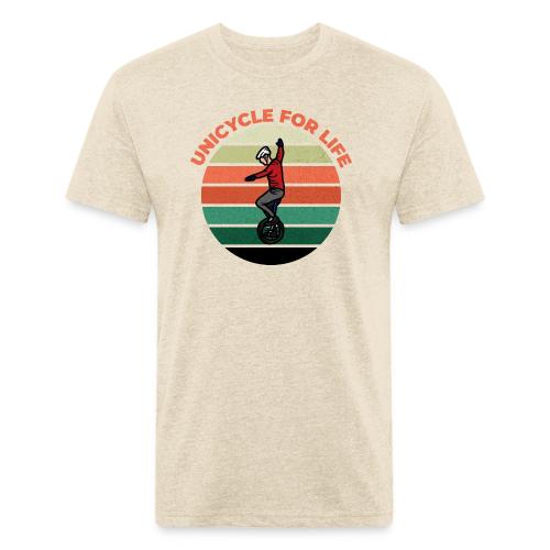 Unicycle For Life - Unisex Poly/Cotton T-Shirt