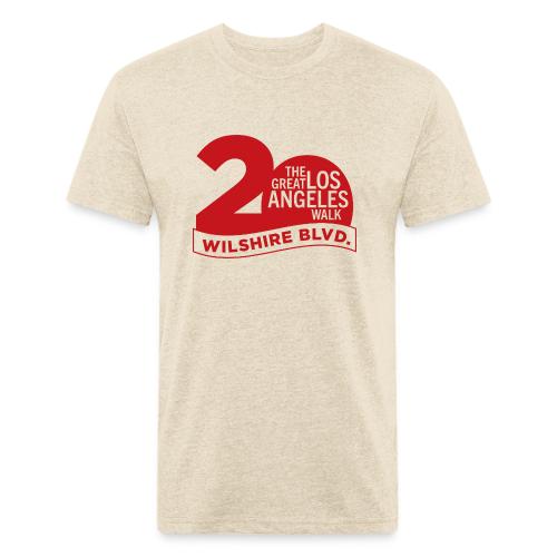 The Great Los Angeles Walk 2025 (20th Anniv.-Red) - Unisex Poly/Cotton T-Shirt