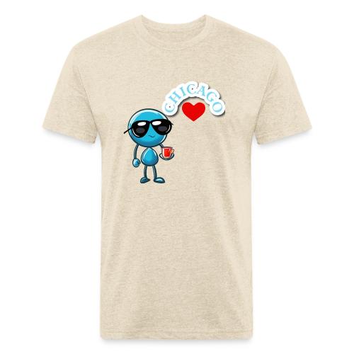 Smoon City_Chicago - Unisex Poly/Cotton T-Shirt