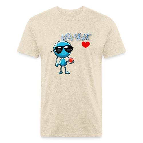 Smoon City_New York - Unisex Poly/Cotton T-Shirt