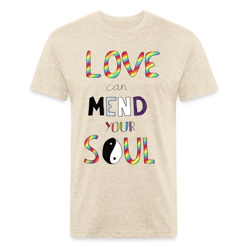 Love Can Mend Your Soul - Men’s Fitted Poly/Cotton T-Shirt