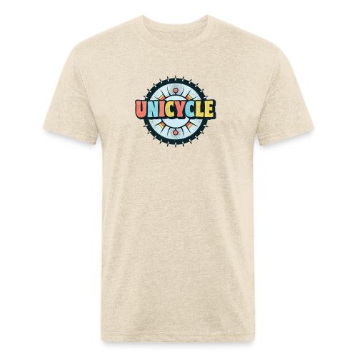 Unicycle Spike - Unisex Poly/Cotton T-Shirt