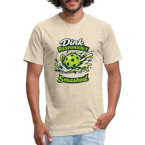 Dink Responsibly Don’t Get Smashed Pickleball Art - Unisex Poly/Cotton T-Shirt