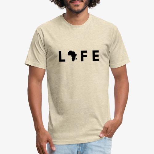Africa Is Life - Men’s Fitted Poly/Cotton T-Shirt