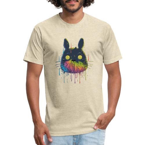My Neighbor Psychedelic Drip - Men’s Fitted Poly/Cotton T-Shirt