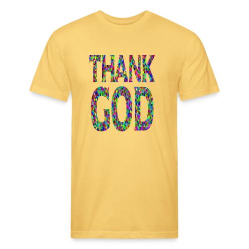 THANK GOD - Unisex Poly/Cotton T-Shirt