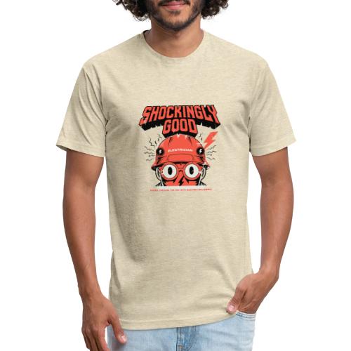 Funny Shockingly Good Electrician - Unisex Poly/Cotton T-Shirt