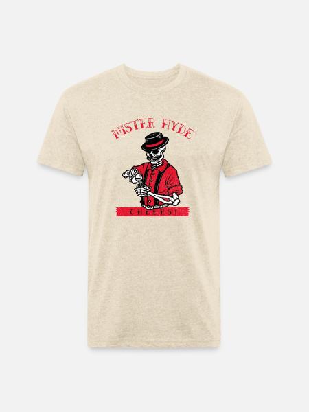 Mister Hyde - Unisex Poly/Cotton T-Shirt - heather cream