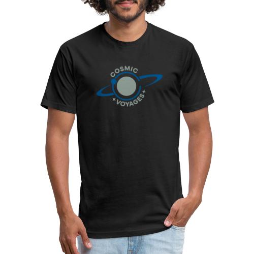 Cosmic Voyages - Men’s Fitted Poly/Cotton T-Shirt