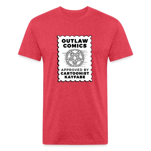 Outlaw Comics Code - Men’s Fitted Poly/Cotton T-Shirt