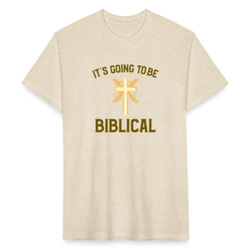 Biblical - Fitted Cotton/Poly T-Shirt by Next Level