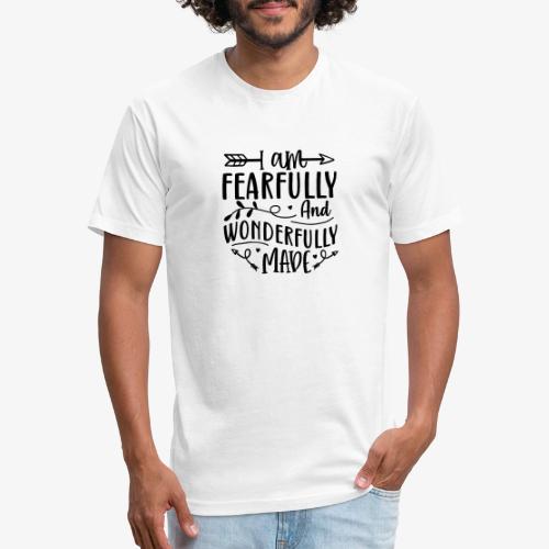I Am Fearfully and Wonderfully Made Psalm - Unisex Poly/Cotton T-Shirt