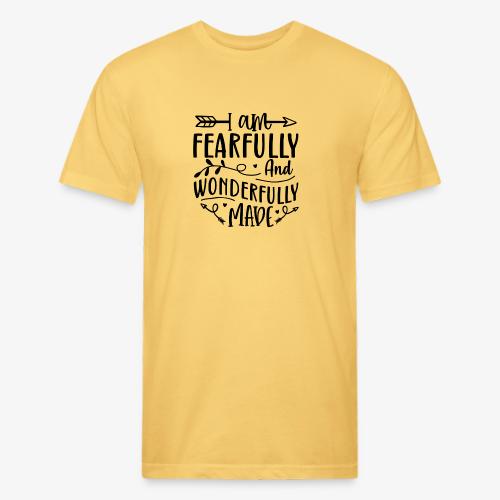 I Am Fearfully and Wonderfully Made Psalm - Unisex Poly/Cotton T-Shirt