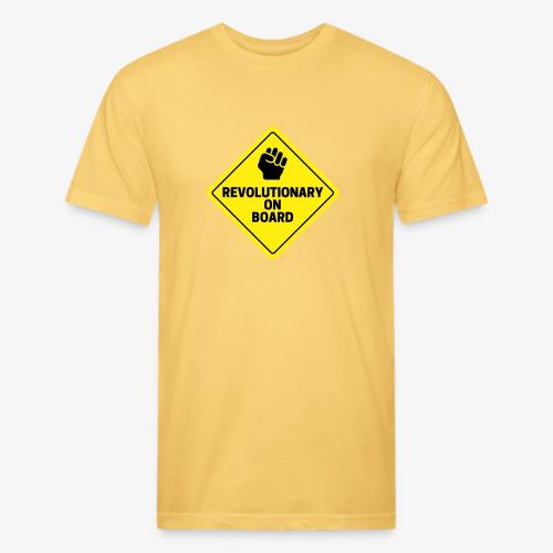 Revolutionary On Board - Men’s Fitted Poly/Cotton T-Shirt