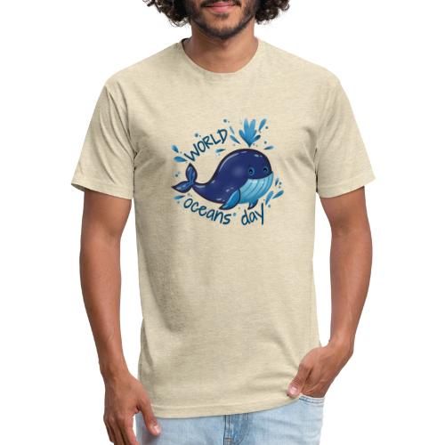 oceans day - Unisex Poly/Cotton T-Shirt