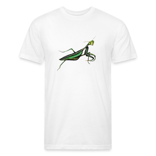 Praying mantis - Fitted Cotton/Poly T-Shirt by Next Level