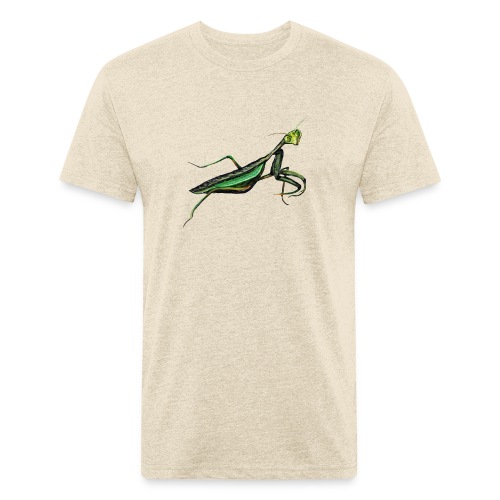 Praying mantis - Fitted Cotton/Poly T-Shirt by Next Level