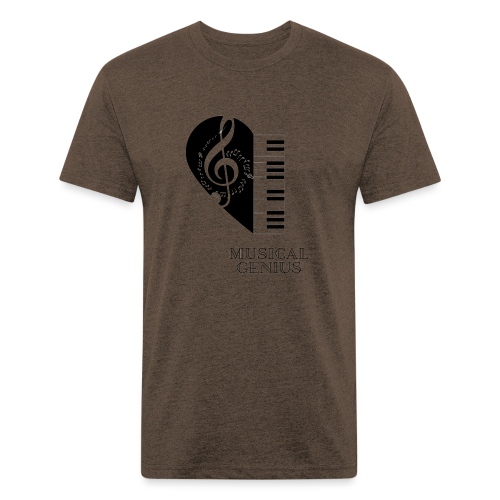 Alicia Greene music logo 3 - Fitted Cotton/Poly T-Shirt by Next Level
