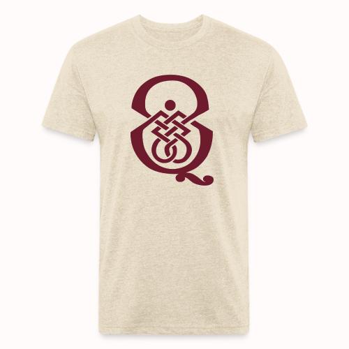 qcpb maroon logo - Unisex Poly/Cotton T-Shirt