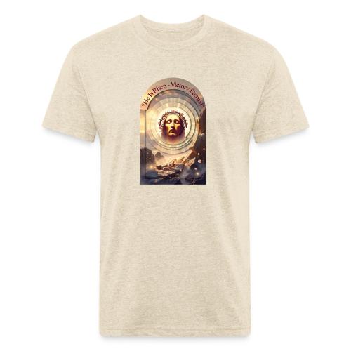 Easter He Is Risen Sacred Face T Shirt, wife Gift - Unisex Poly/Cotton T-Shirt
