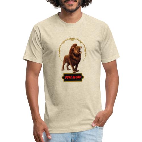 Pure Blood Gold - Men’s Fitted Poly/Cotton T-Shirt