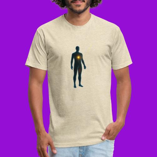 Glowing Chest Personl - Unisex Poly/Cotton T-Shirt