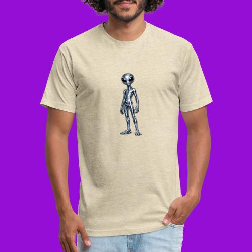 Silver Alien - Unisex Poly/Cotton T-Shirt