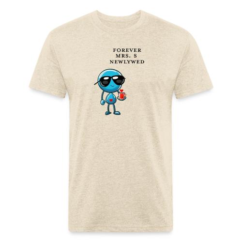 Mrs S Forever Newlywed - Unisex Poly/Cotton T-Shirt