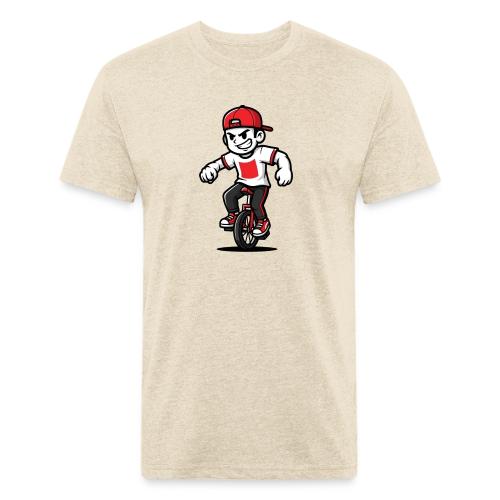 Unicycle Rebel – Street Rider Mascot - Unisex Poly/Cotton T-Shirt