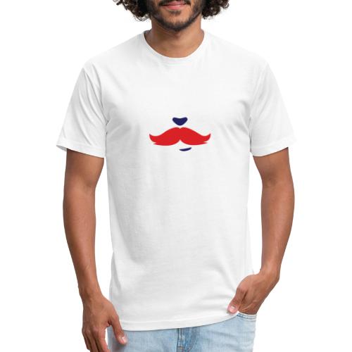 KittyCatStache - Fitted Cotton/Poly T-Shirt by Next Level
