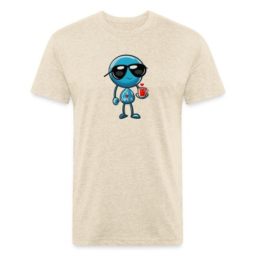 Smoon_I love Mrs S_Blue - Unisex Poly/Cotton T-Shirt