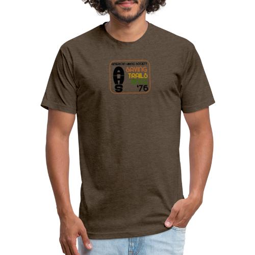 Saving Trails Since '76 - Men’s Fitted Poly/Cotton T-Shirt