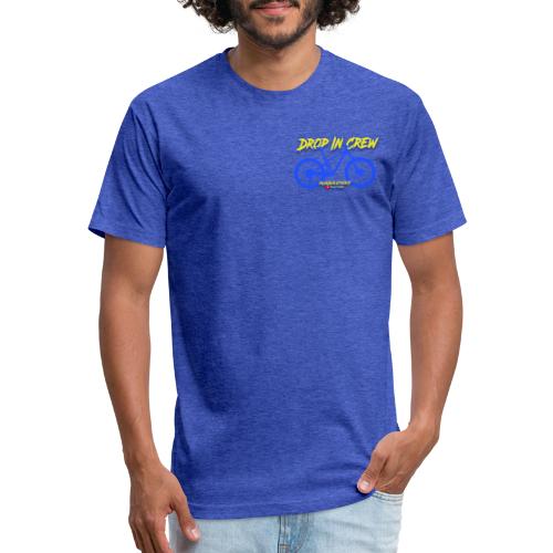 Drop In Crew - Fitted Cotton/Poly T-Shirt by Next Level