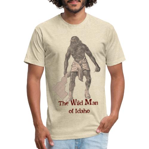 The Wild Man of Idaho - Men’s Fitted Poly/Cotton T-Shirt