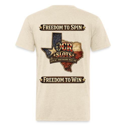 OCR Slots America's 250th Texas - Unisex Poly/Cotton T-Shirt