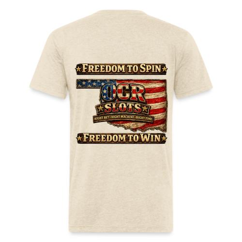 OCR Slots America's 250th Oklahoma - Unisex Poly/Cotton T-Shirt
