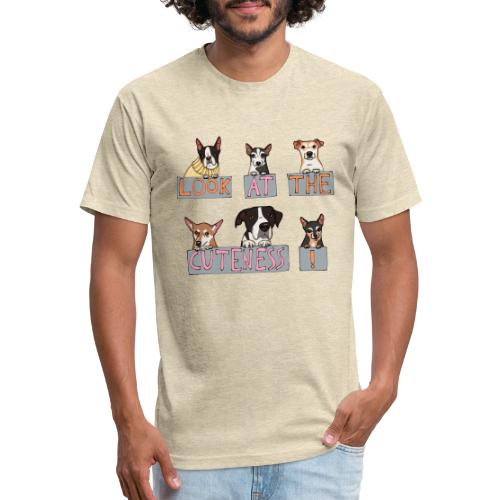 Look at the Cuteness - Unisex Poly/Cotton T-Shirt