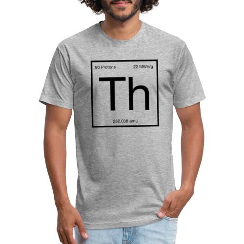 Thorium. Double-sided design. Black text. - Unisex Poly/Cotton T-Shirt
