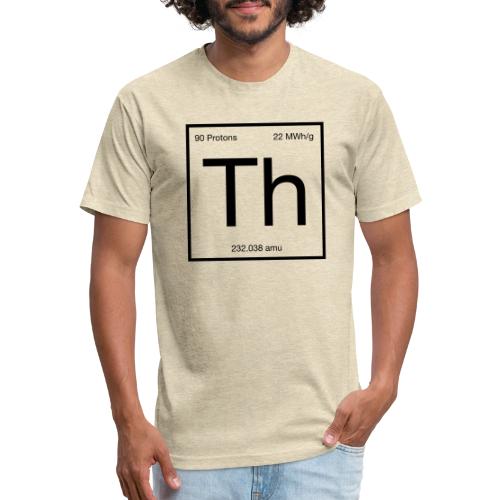 Thorium. Double-sided design. Black text. - Unisex Poly/Cotton T-Shirt
