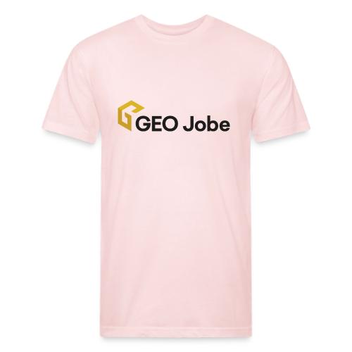 GEO Jobe Logo 2024 Final darkgray - Men’s Fitted Poly/Cotton T-Shirt